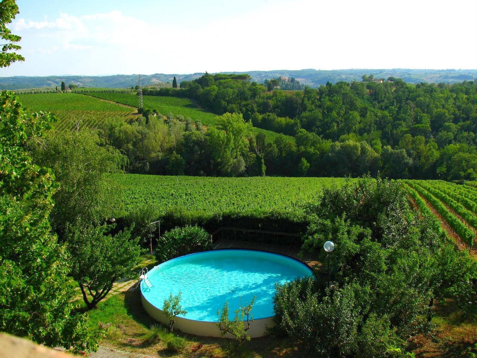 Lovely Holiday Home In Montefiridolfi With Hill View Экстерьер фото